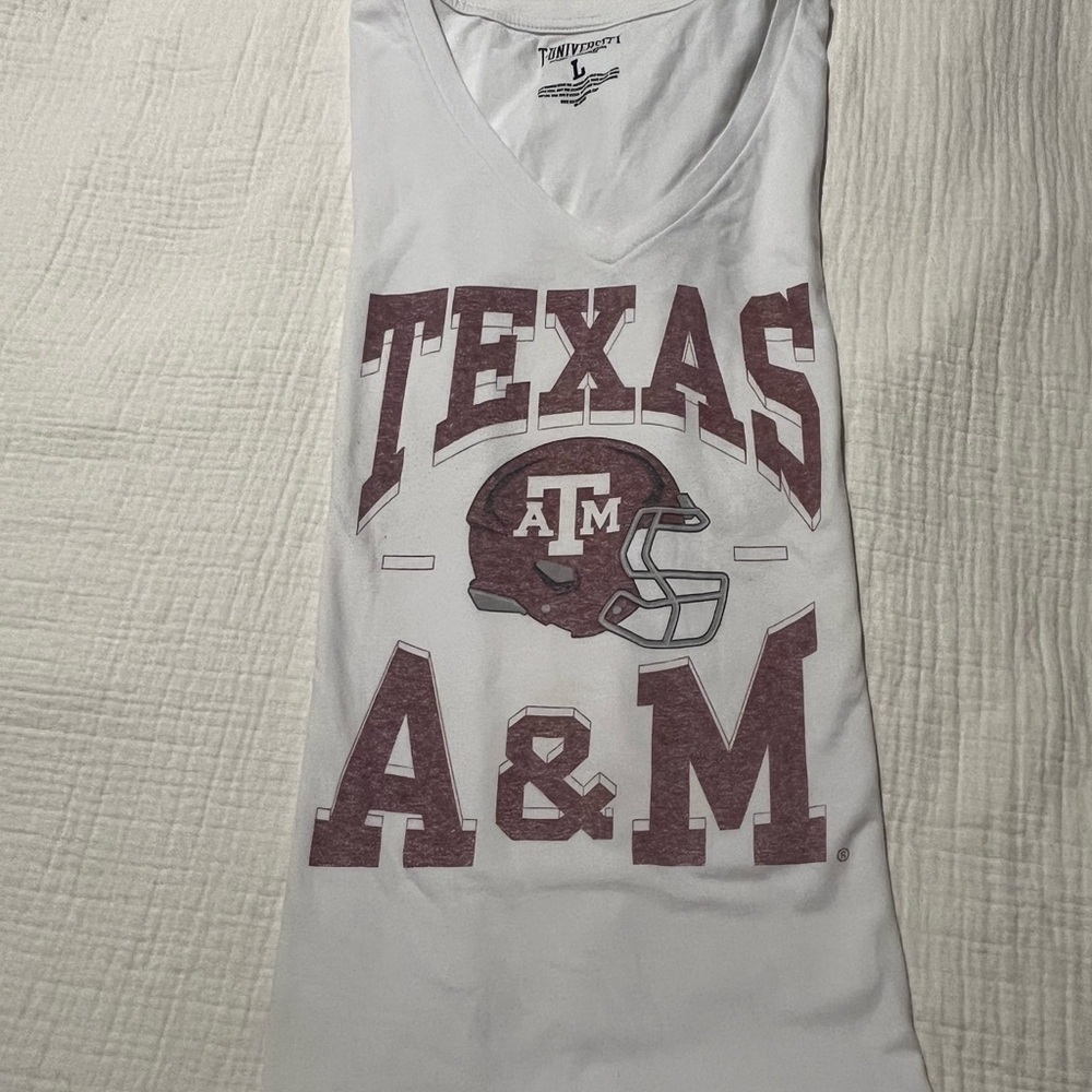 Women's White V-Neck Top - Picture 3 of 4
